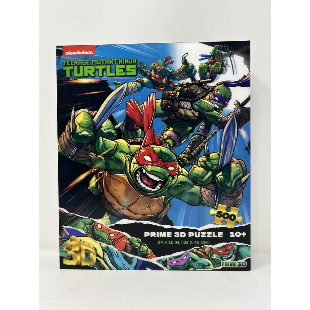 Nickelodeon Prime 3D Puzzle Teenage Mutant Ninja Turtles 500 Piece 24